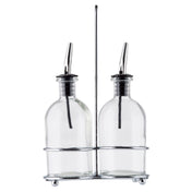 Tablecraft 10380 Oil & Vinegar Bottles 7-3/4 Oz. 5-3/4" X 2-7/8" X 9-1/2" Overall