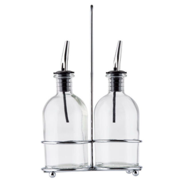 Tablecraft 10380 Oil & Vinegar Bottles 7-3/4 Oz. 5-3/4" X 2-7/8" X 9-1/2" Overall