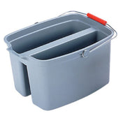 Rubbermaid FG262888GRAY Double Pail 19 Quart 18"W X 14-1/2"D X 10"H