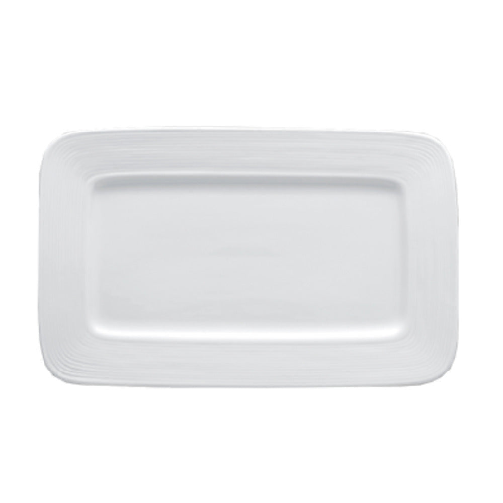 Bon Chef 1300010P Circles Plate 12" X 7-1/2" X 1/2" Rectangular