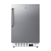 Summit SCF505SSTBADA Undercounter All-Freezer Upright Design Built-in Or Freestanding