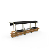 Steelite MGCMLA08BBBF - Pro Fish Market Station, 130.0" X 29.5" X 96.0", Modular
