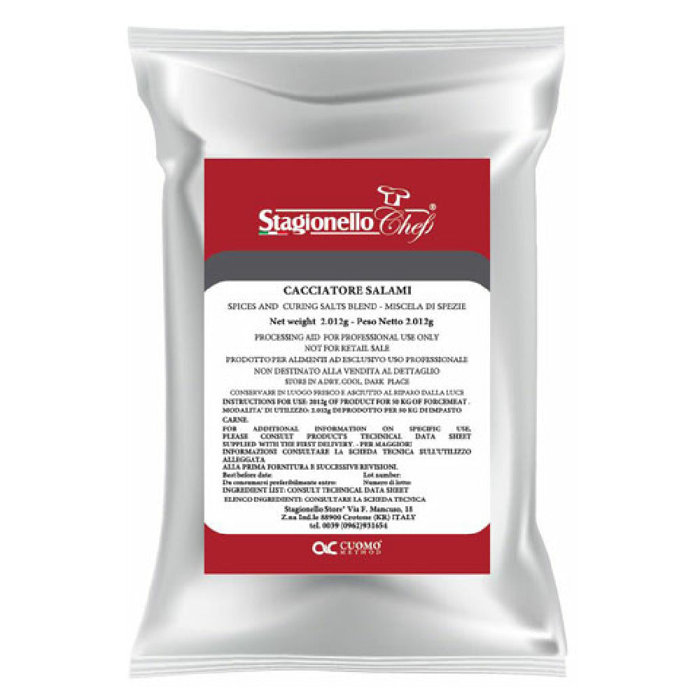 Omcan 47005 (47005) Curing Salts And Spice Blends For Rapid Fermentation Salami Cacciatore Salami 2.01 Kg / Bag