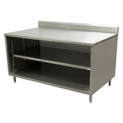BK Resources CSTR5-3018 Chef Table Cabinet Base With Open Front 18"W X 30"D X 39-3/4"H Overall Size