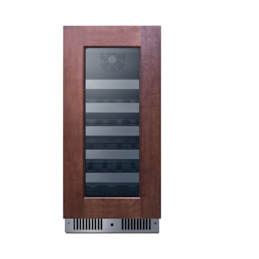 Summit CL155WC1PNR - Undercounter Wine Cellar, Built-in Or Freestanding, 15" Wide