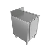 BK Resources UBC-21-W18H Well Series Underbar Cabinet 18"x21" Flat Top With Raised Edge