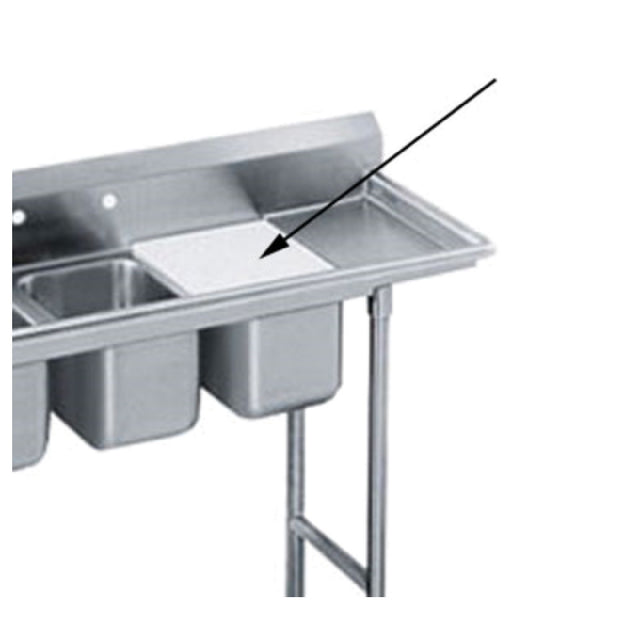 Advance Tabco K-2D Sink Cover Poly-Vance™ For 18" X 24" Deep Drawn™ Bowl (design Of Sink Bowl Is Such That Poly Sink Cover Will Be Approximately Flush With Tabletop Or Drainboard Work Surface)