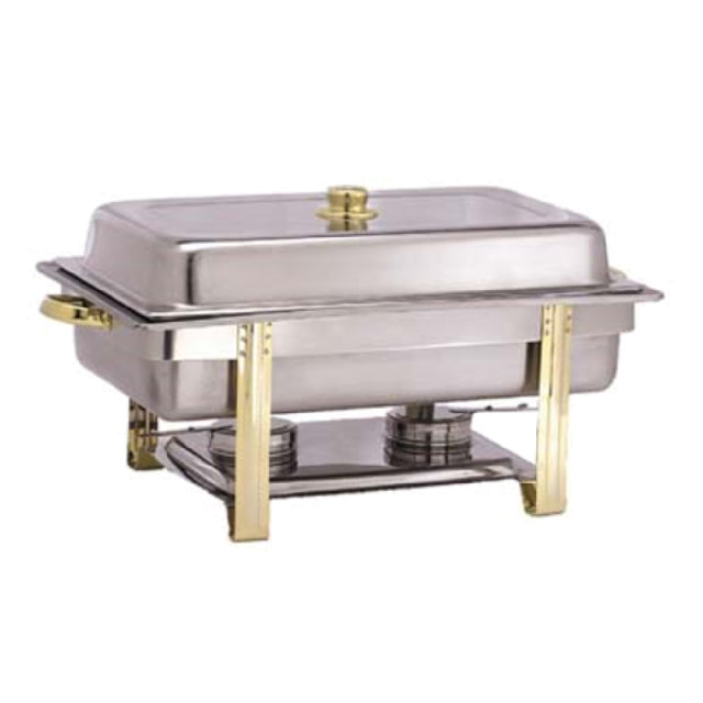 Admiral Craft GRV-8 Gold Riviera Chafer 8 Qt. Rectangular