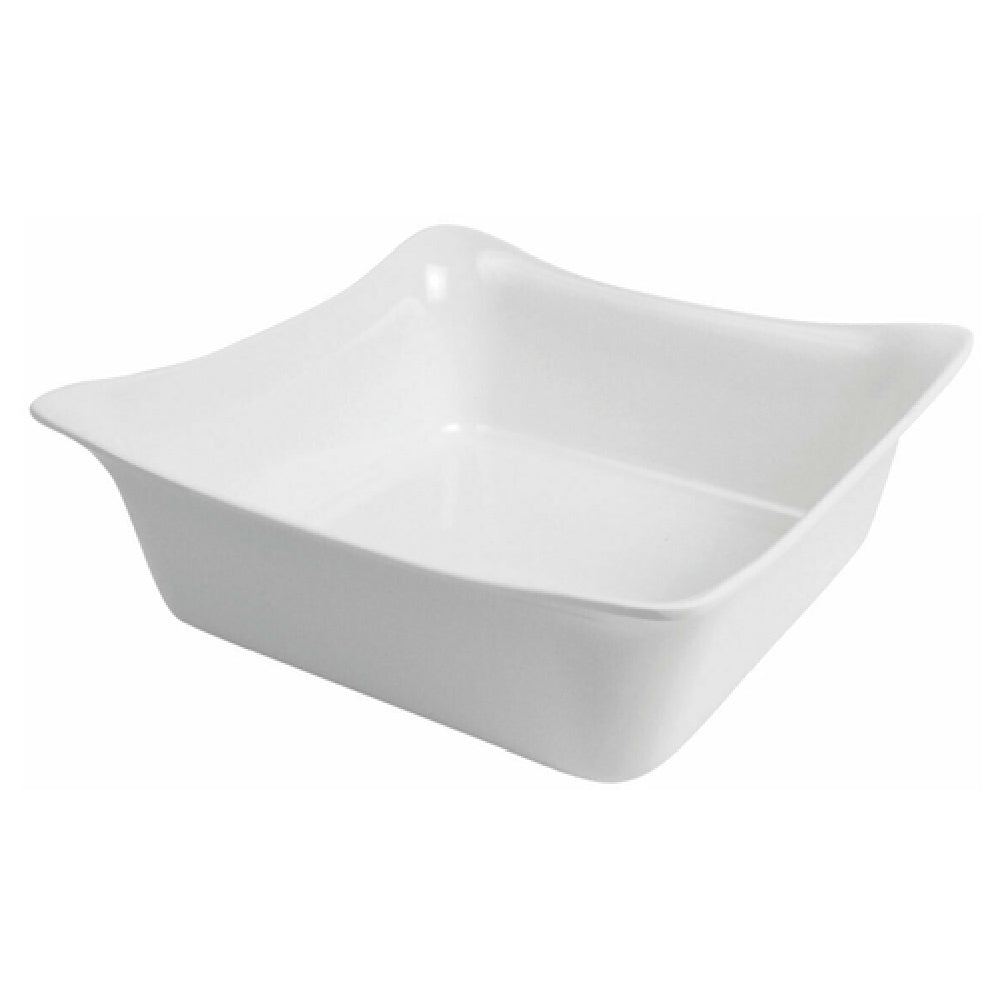 BauscherHepp T3324 Fleur Collection Deli Crock 2-5/8 Qt. 9-1/2"L X 9-1/2"W X 3-1/2"H