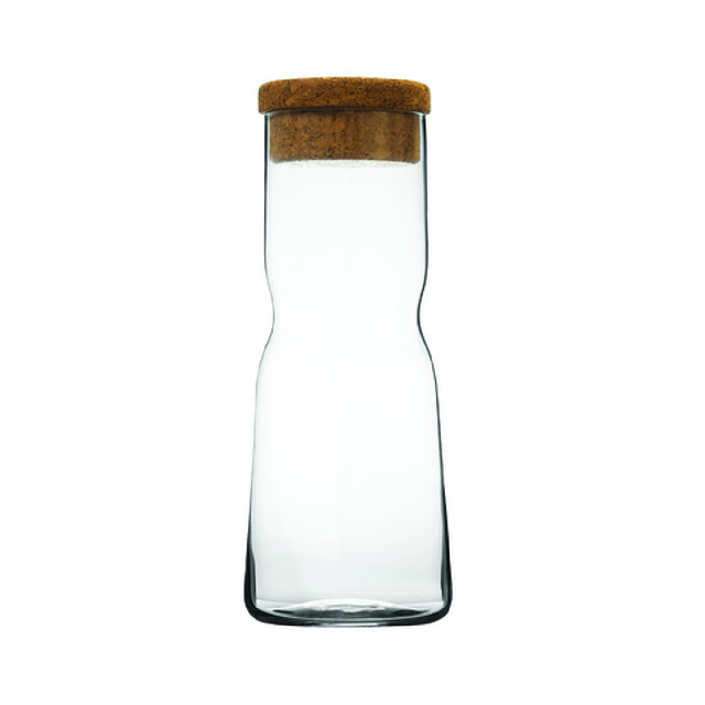 Hospitality Brands HGK20010-001 Hospitality Brands S-Line Carafe 33.8 Oz. Glass (H: 10” D: 3.75)