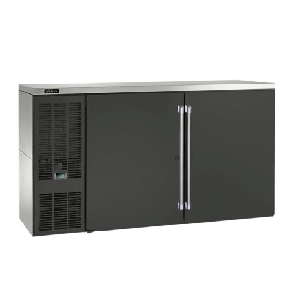 Perlick BBS60B-S-4 Refrigerated Back Bar Cabinet Two-section 60"W