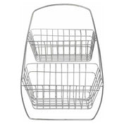 Hubert 39083 - Fruit Holder, 2-tier, 10-9/10"L X 12-3/8"W X 18-3/16"H