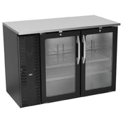 Victory VBBN48HC-G-B - Back Bar Refrigerator, Two-section, 48"W X 25-11/16”D X 34"H