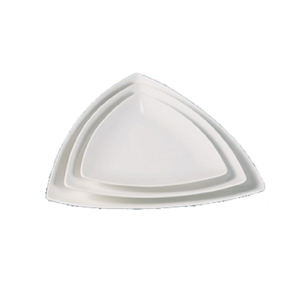 Yanco FU-412 Fuji Plate 12"L X 12"W Triangular
