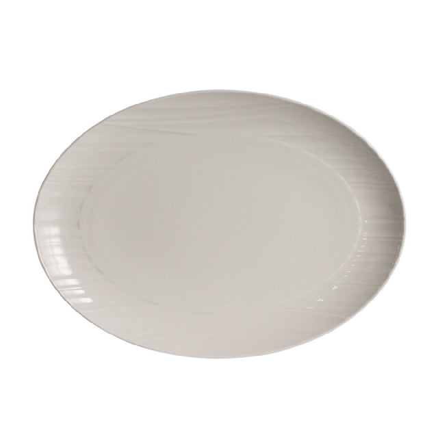 Steelite 4412RF047 Oval Coupe Platter 12.5" X 9.0"Ruche Folio