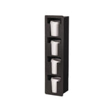 Vollrath FML-4V Flush Mount Lid Holder (4) Columns Vertical Mount