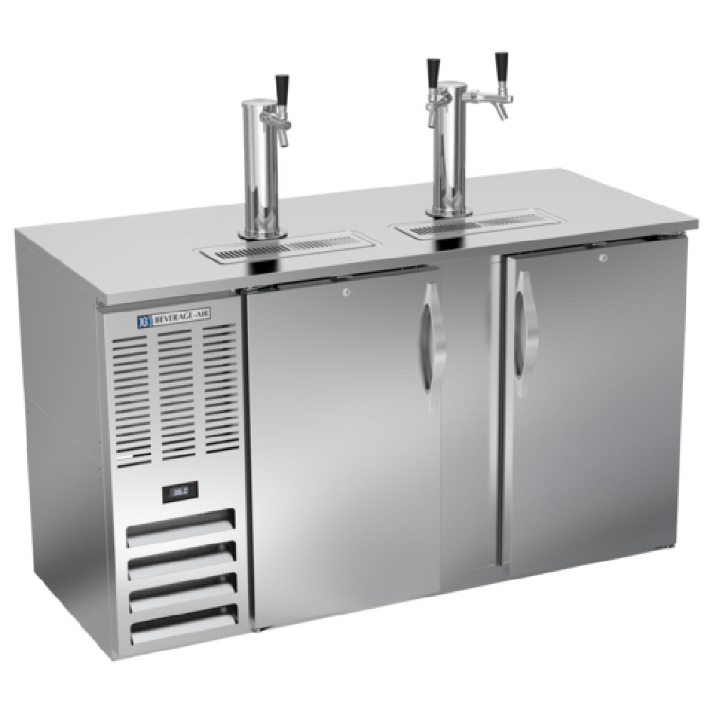Beverage Air DDN58HC-S - Draft Beer Cooler, 58"W X 26-3/8"D X 49-5/16"H, 14.8 Cu. Ft.
