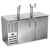 Beverage Air DDN58HC-S - Draft Beer Cooler, 58"W X 26-3/8"D X 49-5/16"H, 14.8 Cu. Ft.