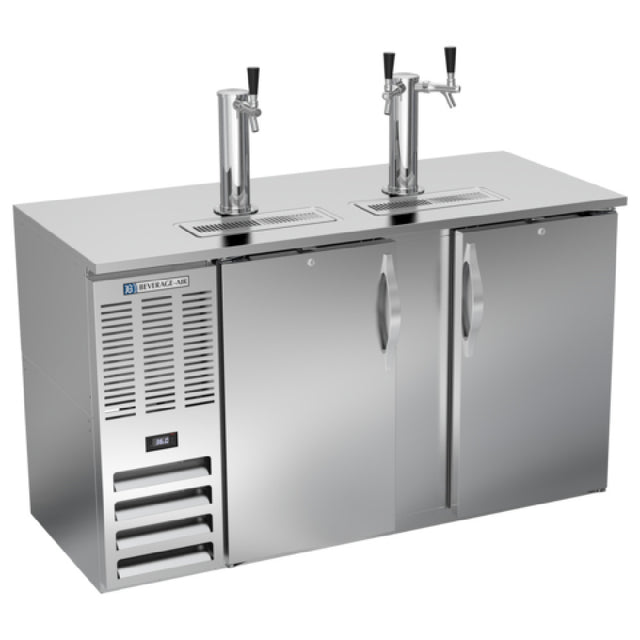 Beverage Air DDN58HC-S - Draft Beer Cooler, 58"W X 26-3/8"D X 49-5/16"H, 14.8 Cu. Ft.