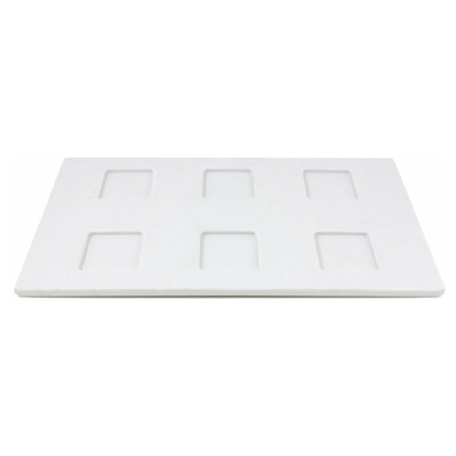 GET Enterprises JW6TB-W Elite Global Solutions Ramekin Base Plate 11"L X 6-1/2"W X 5/8"H