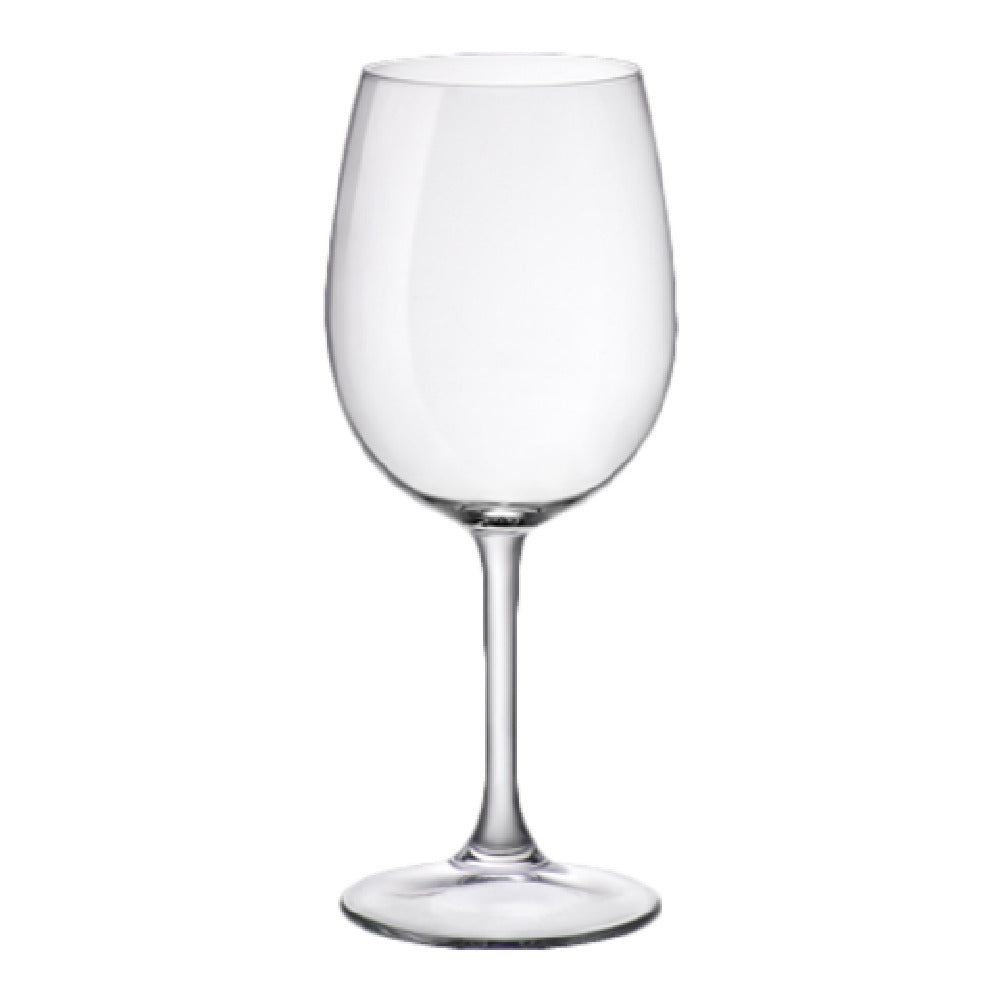 Steelite 4981Q660 Burgundy Glass 14-3/4 Oz. (H 8-1/4" M 3-3/8" T 2-5/8" B 3") Pulled Stem