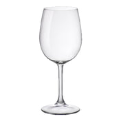 Steelite 4981Q660 Burgundy Glass 14-3/4 Oz. (H 8-1/4" M 3-3/8" T 2-5/8" B 3") Pulled Stem