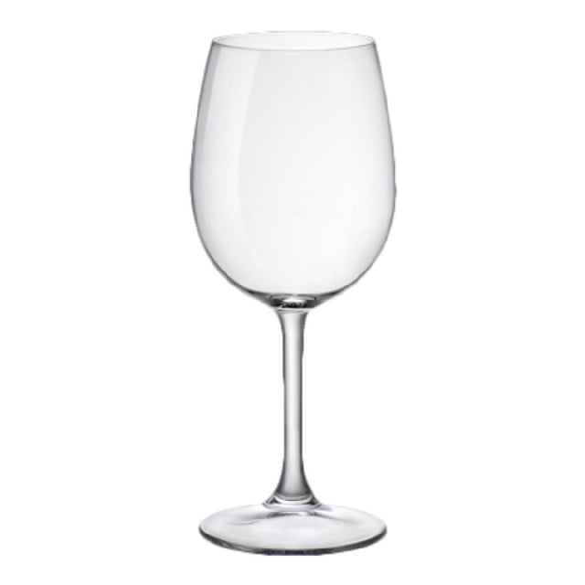 Steelite 4981Q660 Burgundy Glass 14-3/4 Oz. (H 8-1/4" M 3-3/8" T 2-5/8" B 3") Pulled Stem
