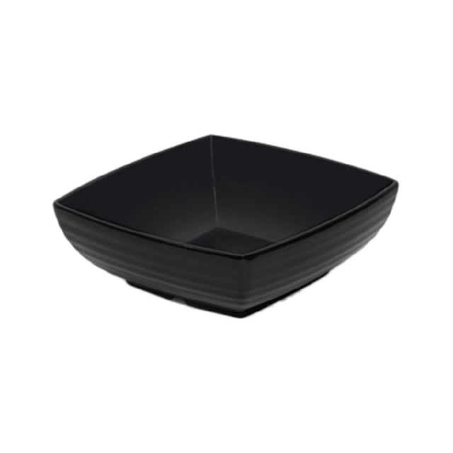 GET Enterprises ML-69-BK Milano™ Bowl 4 Qt. (4-1/2 Qt. Rim Full) 11-3/4" X 3"H