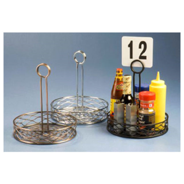 American Metalcraft RBNB16 Birdnest Condiment Rack 6" Dia. X 9-1/8"H Round