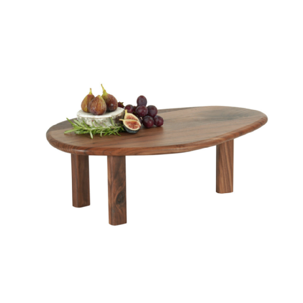 Cal Mil 23119-78 Sydney Riser 21"W X 13.5"D X 7"H Walnut
