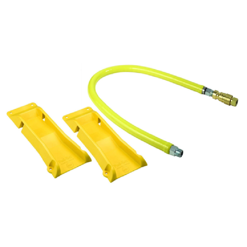 T&S Brass HG-4E-48-PS Safe-T-Link Gas Connector Hose 1" Connection 48" Hose