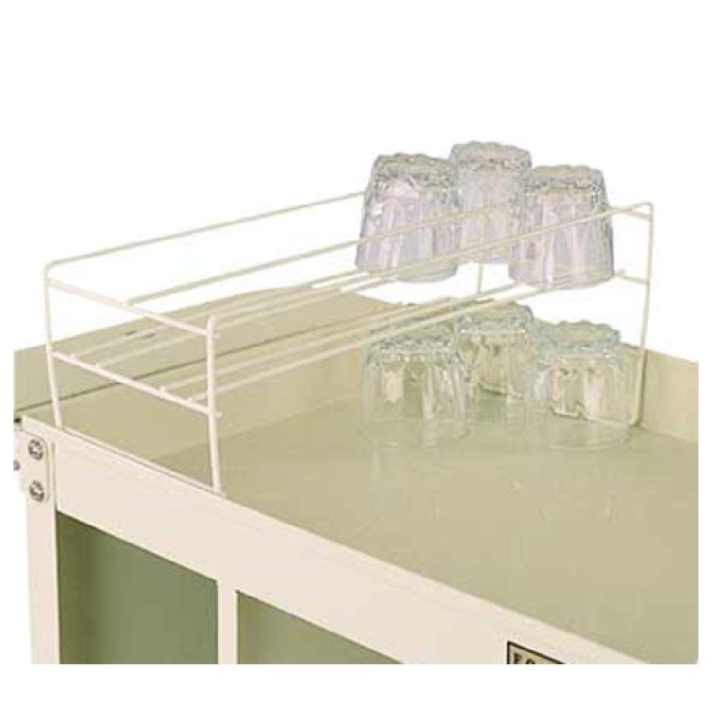 Forbes Industries 2331-B Glass Rack Vinyl Dipped Fits Front To Back