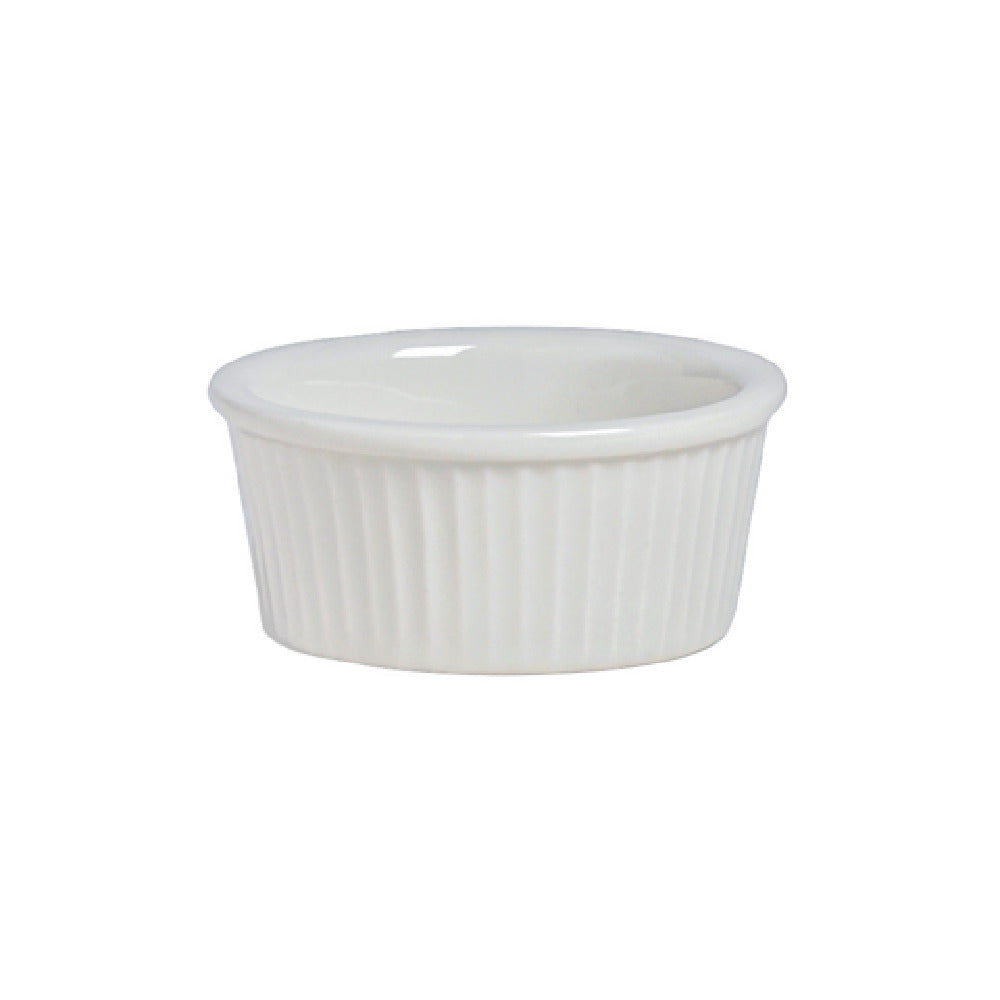 Steelite A100P600 Fluted Ramekin 4.0 Oz 3.5" X 1.625"
