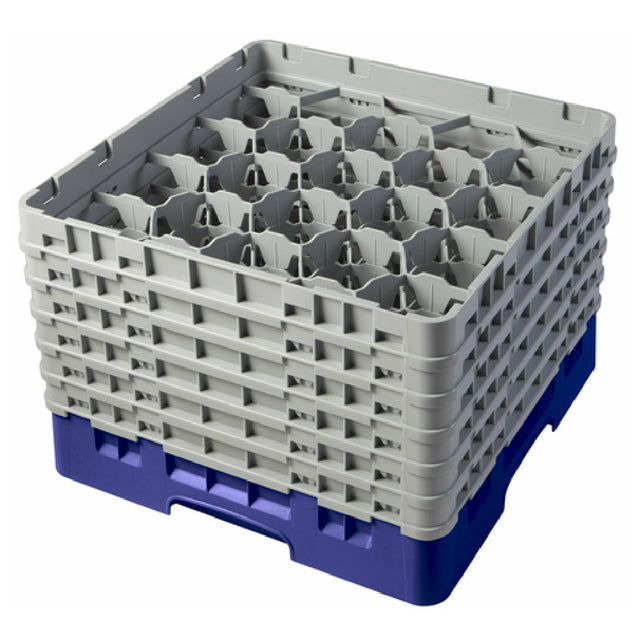 Cambro 20S1114186 Camrack® Glass Rack With (6) Soft Gray Extenders Full Size