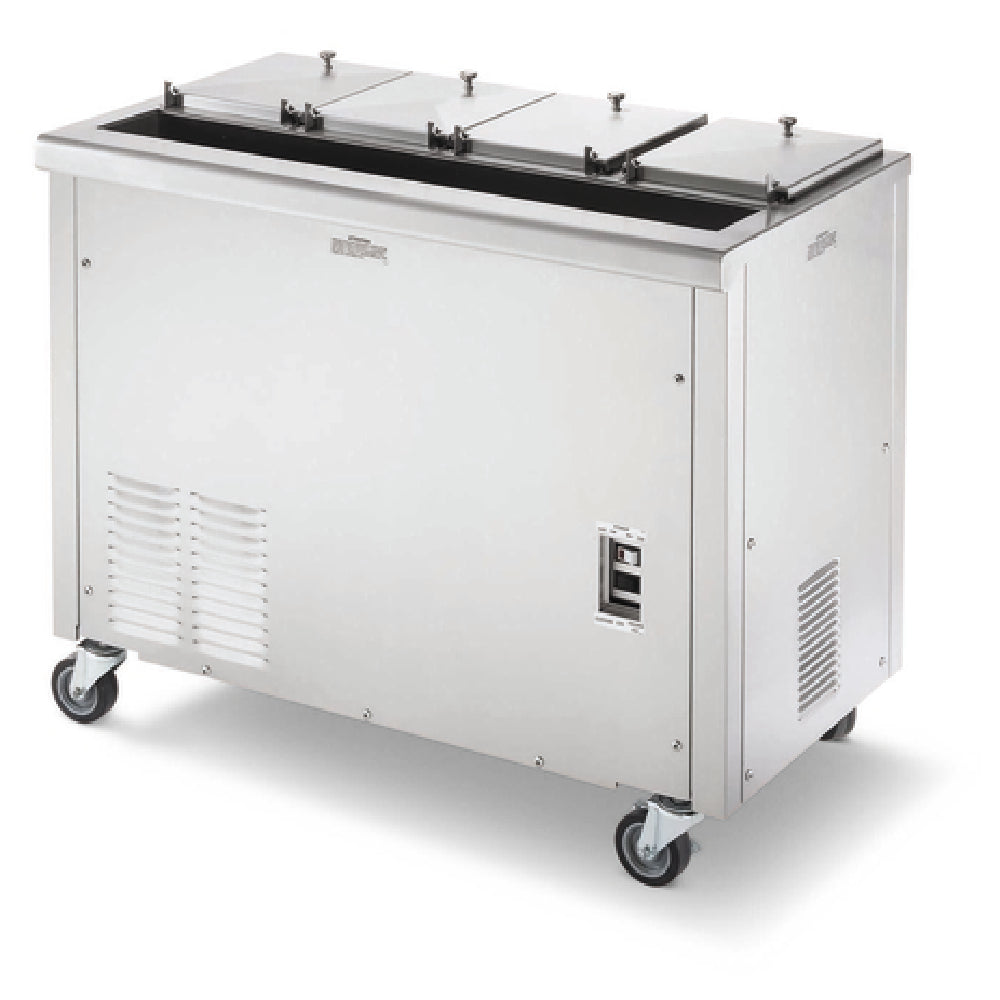 Stoelting by Vollrath DC4T-37R-A Dipping Cabinet With Condiment Rail & Reverse Hinges 44-3/8"W X 24"D X 36-7/8"H