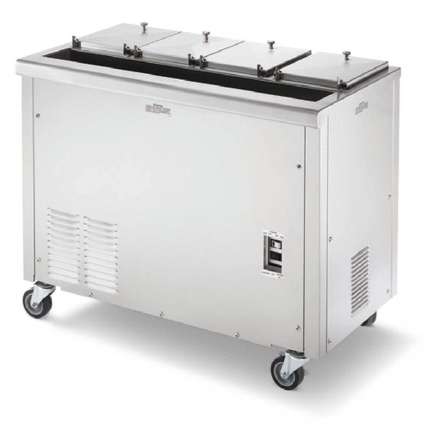 Stoelting by Vollrath DC4T-37R-A Dipping Cabinet With Condiment Rail & Reverse Hinges 44-3/8"W X 24"D X 36-7/8"H
