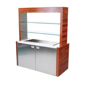 Forbes Industries 4885 Mobile Back Bar Outdoor 62"W X 27-1/2"D X 78"H