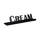 Service Ideas 1C-ST-CREAM-SIGN-BX Service Ideas Laser Cut ID/Table Sign 18/8 Stainless
