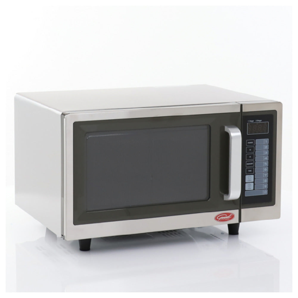 General GEW1000E Commercial Microwave Oven 1.0 Cu. Ft. Interior Digital Touch Pad Control
