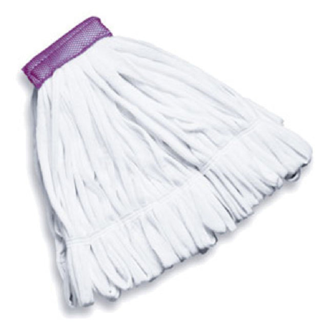 Rubbermaid FGT25500WH00 Rough Wet Mop Head Medium Fleece Cotton/polyester Blend