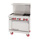 American Range ARGF-24G-2B-C_LP - Green Flame Range, Gas, 36"