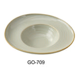 Yanco GO-709 Golden Coast Dessert Plate 9-1/2"W X 9-1/2"D X 2-3/4"H 10 Oz