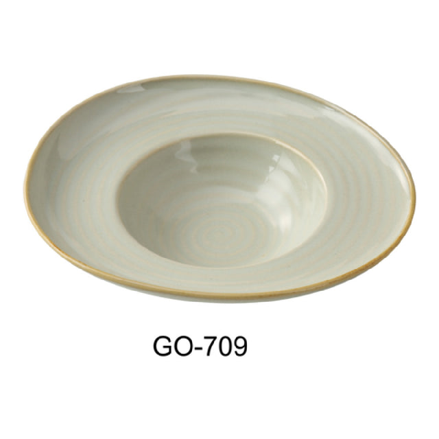 Yanco GO-709 Golden Coast Dessert Plate 9-1/2"W X 9-1/2"D X 2-3/4"H 10 Oz