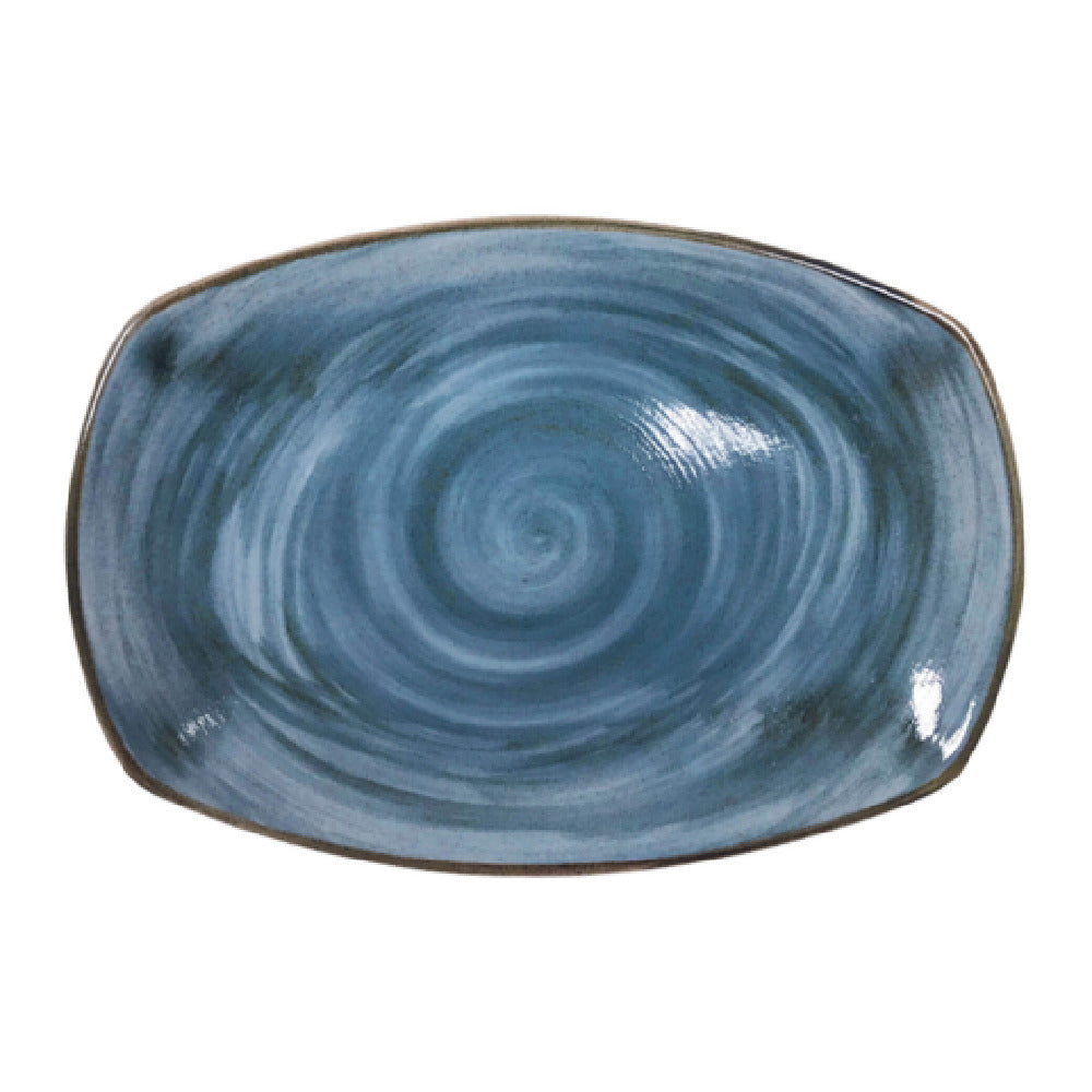 GET Enterprises PP1604727906 Platter 13.75"L X 9.66"W Porcelain