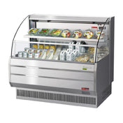 Turbo Air TOM-50LS-N Horizontal Open Display Merchandiser Low Profile 9.8 Cu. Ft. Capacity