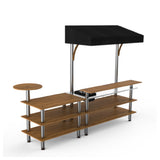 Steelite MGCMLC07BSBF - Mixology Bar Station, 125.0" X 41.0" X 95.5", Modular