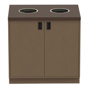 Hubert 49854 - Expressly Hubert® Micro Market Trash Bin - 36"W X 26 3/4"D X 36"H