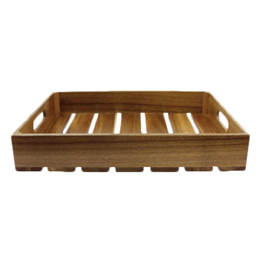 TableCraft Products CRATE124 - Gastro Serving/Display Crate, Half Size, 12-3/4" X 10-3/8" X 4-1/4"