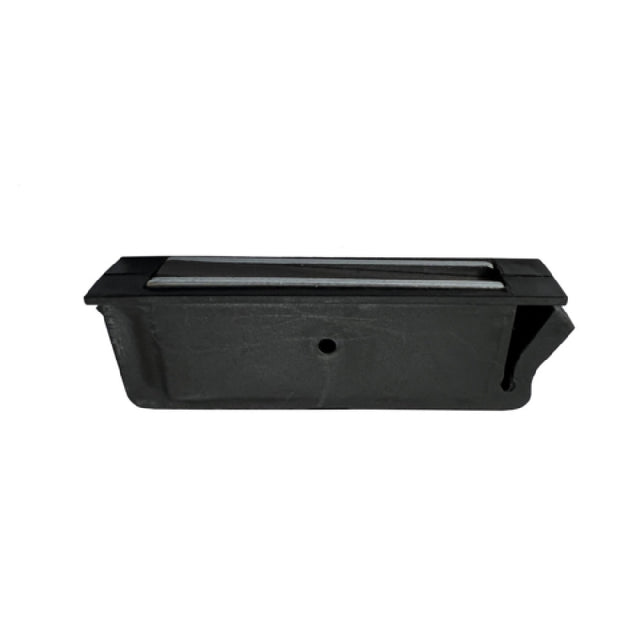 NBR Equipment MAG-2 Black Polypropylene Snap-In Magnetic Cabinet Hatch Single Magnet