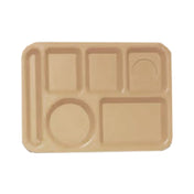 GET Enterprises TL-153-T School & Cafeteria Tray 13-5/8" X 9-3/4" 6 Compartments